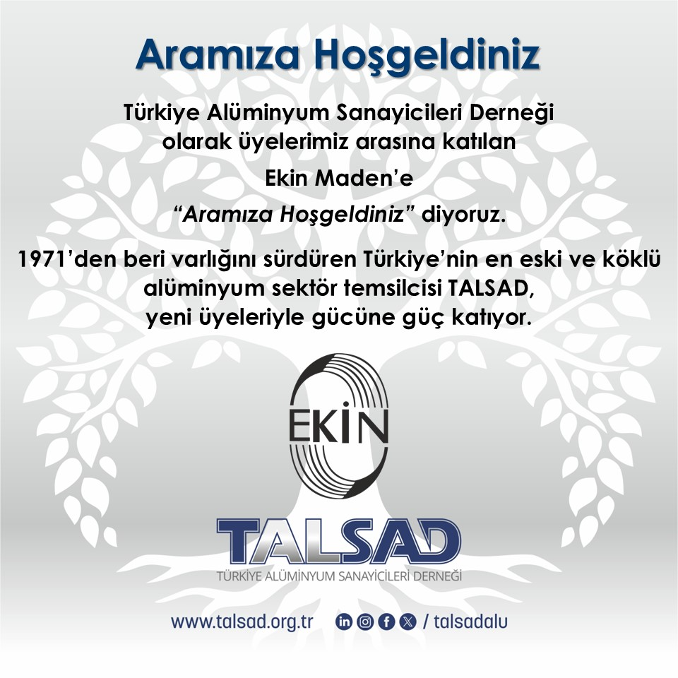 Aramıza Hoşgeldiniz Ekin Maden